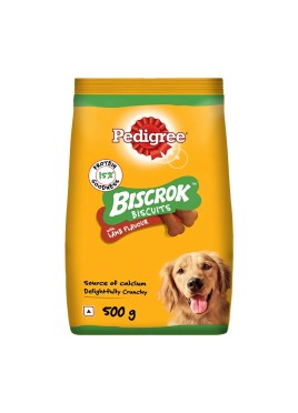 Pedigree Biscrok Biscuits In Lamb Flavour 500g